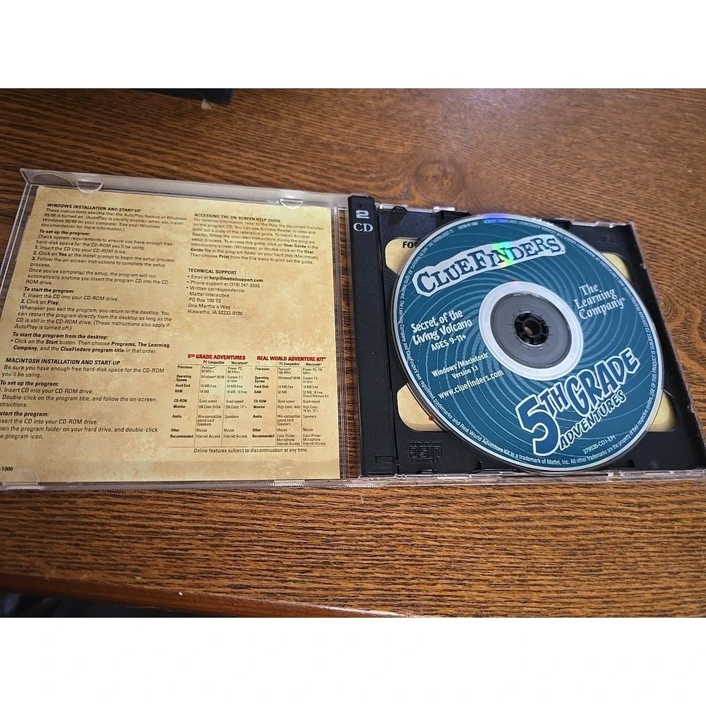 ClueFinders: 5th Grade Adventures (PC, 1999)‎ CD Rom